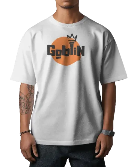 Men's Goblin Tshirt 2 Colors White and Black