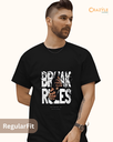 men's break rules graphic printed tshirt 3 colors