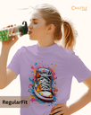 women's nike shoe graphic printed tshirt 3 colors