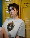 unisex oversize gorilla graphic printed tshirt 2 colors