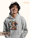 unisex dog gamer graphic printed hoodie 2 colors