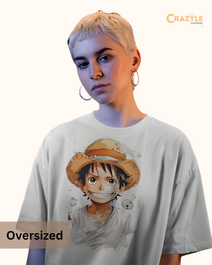 unisex oversized onepiece graphic printed tshirt 2 colors