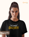 unisex last minute engineer graphic printed tshirt 3 colors