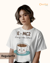women's E=MC2 graphic printed tshirt 4 colors