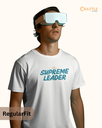 men's supreme leader typography tshirt 5 colors