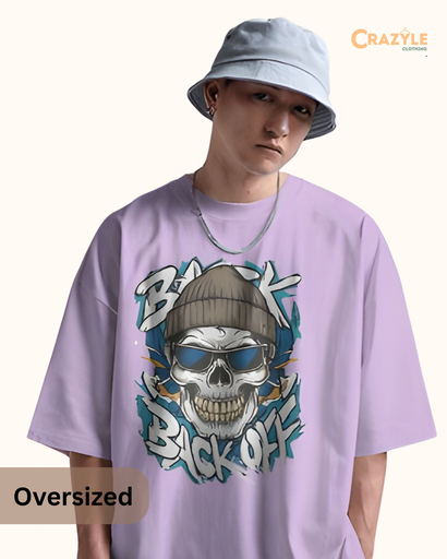 unisex oversized backoff graphic printed tshirt 4 colors