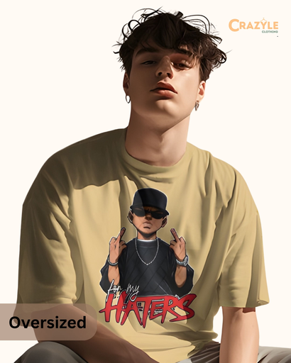 unisex oversized haters graphic printed tshirt 3 colors