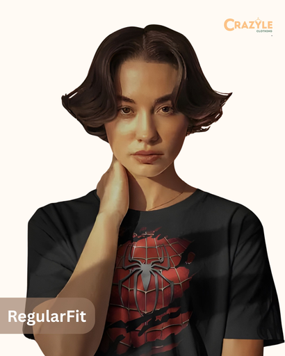 unisex spiderman graphic printed tshirt