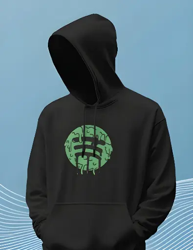 unisex spotify graphic printed hoodie 2 colors
