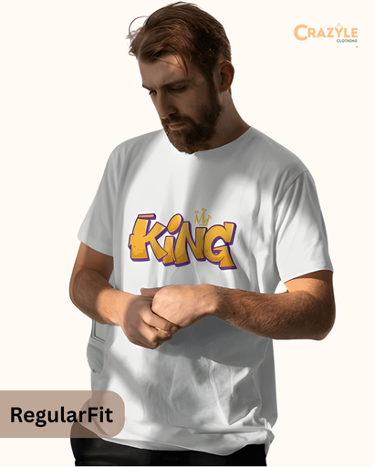 men's king graphic printed tshirt 5 colors
