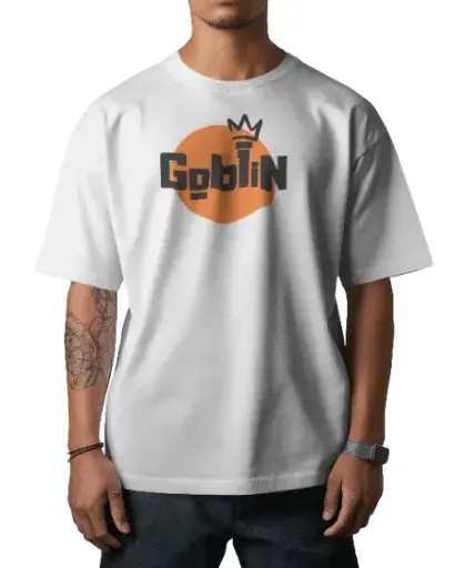 Men's Goblin Tshirt 2 Colors White and Black