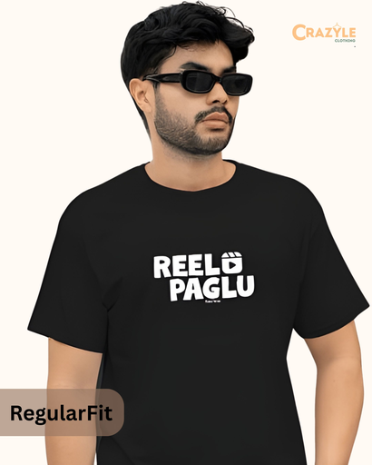 unisex reel paglu typography tshirt 4 colors