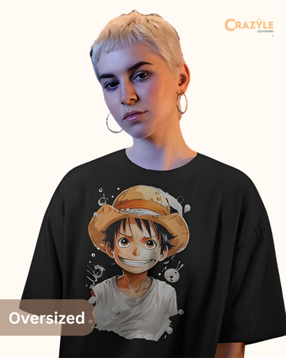 unisex oversized onepiece graphic printed tshirt 2 colors